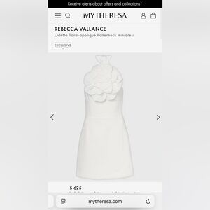 Rebecca Vallance White Mini Dress